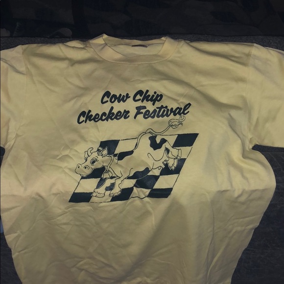 Belton Other - Authentic Vintage “Cow Chip Checker Festival” Tee